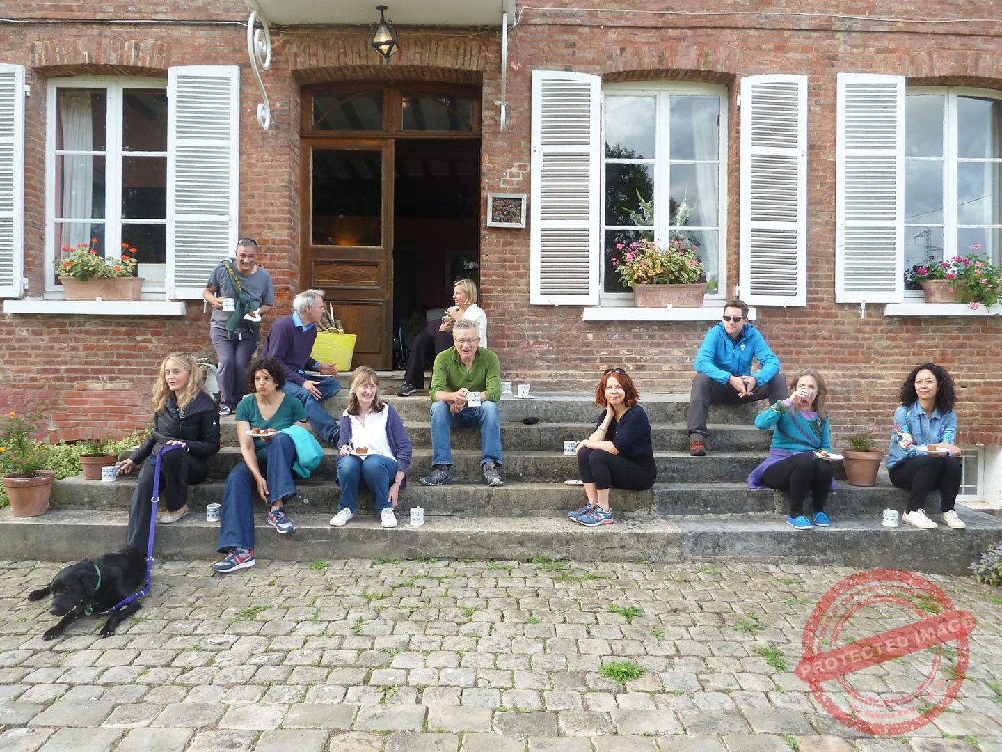 Some of the Values Family at a retreat in Normandy, France.